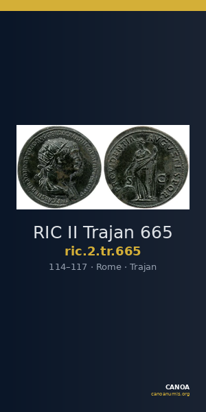 RIC II Trajan 665 — CANOA