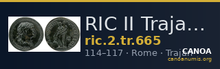 RIC II Trajan 665 — CANOA