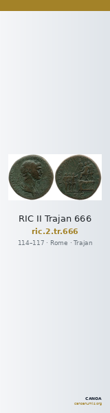 RIC II Trajan 666 — CANOA