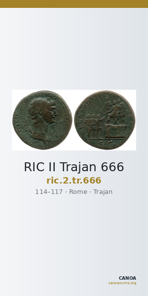 RIC II Trajan 666 — CANOA
