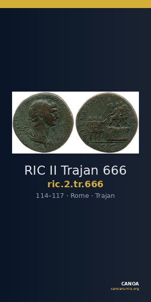 RIC II Trajan 666 — CANOA