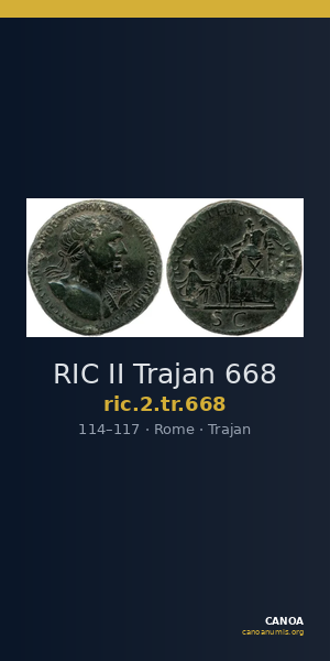 RIC II Trajan 668 — CANOA