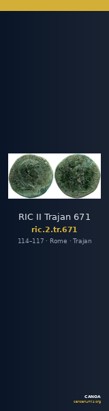 RIC II Trajan 671 — CANOA