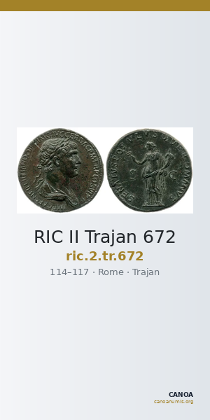 RIC II Trajan 672 — CANOA