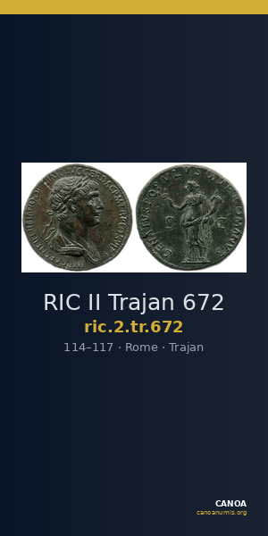 RIC II Trajan 672 — CANOA