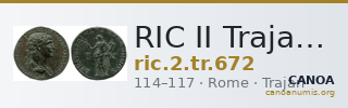 RIC II Trajan 672 — CANOA