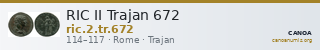 RIC II Trajan 672 — CANOA