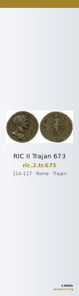RIC II Trajan 673 — CANOA