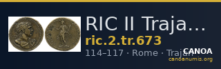 RIC II Trajan 673 — CANOA