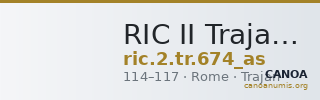 RIC II Trajan 674 (as) — CANOA