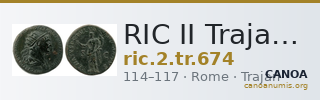 RIC II Trajan 674 — CANOA