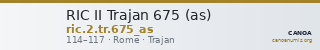 RIC II Trajan 675 (as) — CANOA