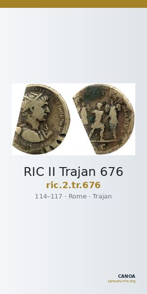 RIC II Trajan 676 — CANOA