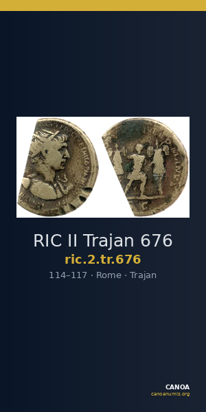 RIC II Trajan 676 — CANOA