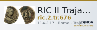 RIC II Trajan 676 — CANOA