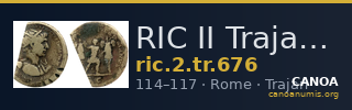 RIC II Trajan 676 — CANOA