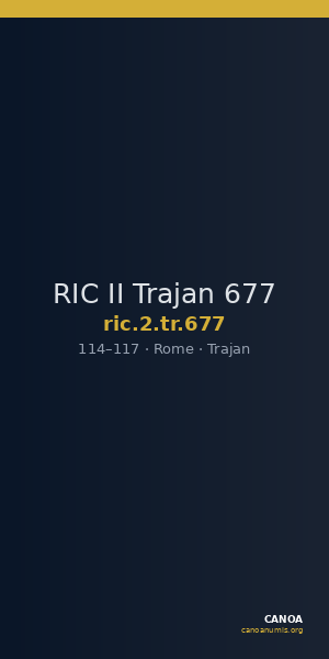 RIC II Trajan 677 — CANOA