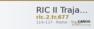 RIC II Trajan 677 — CANOA
