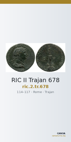 RIC II Trajan 678 — CANOA
