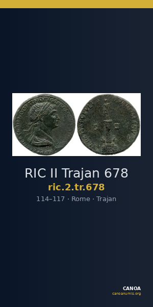 RIC II Trajan 678 — CANOA