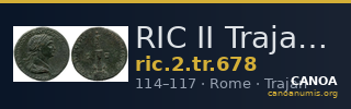 RIC II Trajan 678 — CANOA