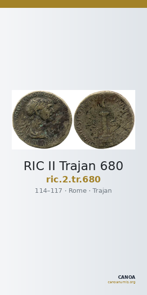 RIC II Trajan 680 — CANOA