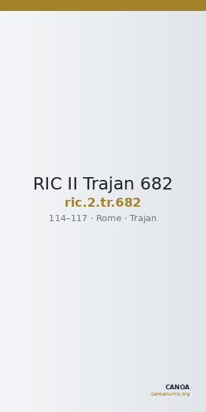 RIC II Trajan 682 — CANOA