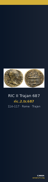 RIC II Trajan 687 — CANOA