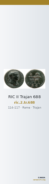 RIC II Trajan 688 — CANOA