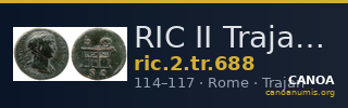 RIC II Trajan 688 — CANOA
