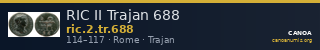 RIC II Trajan 688 — CANOA