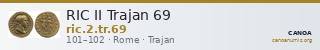 RIC II Trajan 69 — CANOA