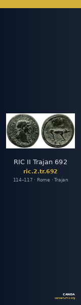 RIC II Trajan 692 — CANOA