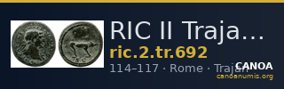 RIC II Trajan 692 — CANOA