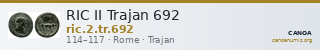 RIC II Trajan 692 — CANOA