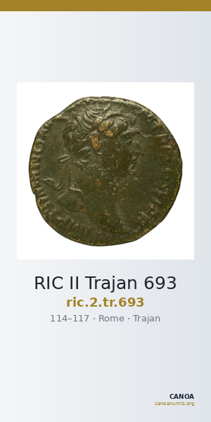 RIC II Trajan 693 — CANOA