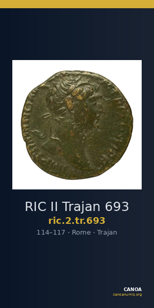 RIC II Trajan 693 — CANOA