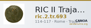 RIC II Trajan 693 — CANOA