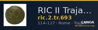 RIC II Trajan 693 — CANOA