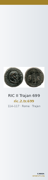 RIC II Trajan 699 — CANOA