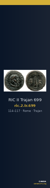 RIC II Trajan 699 — CANOA