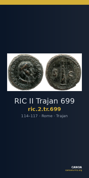 RIC II Trajan 699 — CANOA