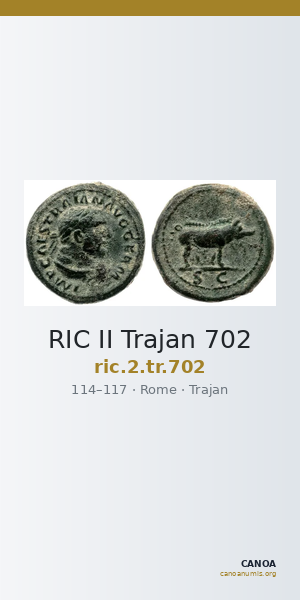 RIC II Trajan 702 — CANOA