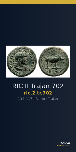 RIC II Trajan 702 — CANOA