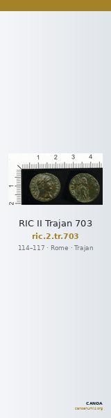 RIC II Trajan 703 — CANOA