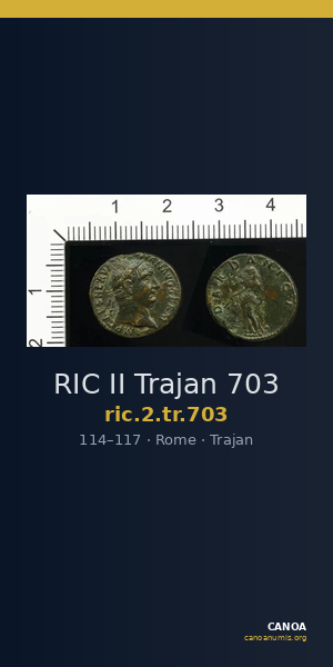 RIC II Trajan 703 — CANOA