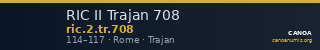 RIC II Trajan 708 — CANOA
