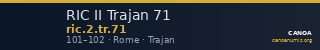 RIC II Trajan 71 — CANOA