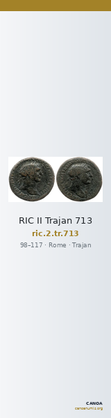 RIC II Trajan 713 — CANOA