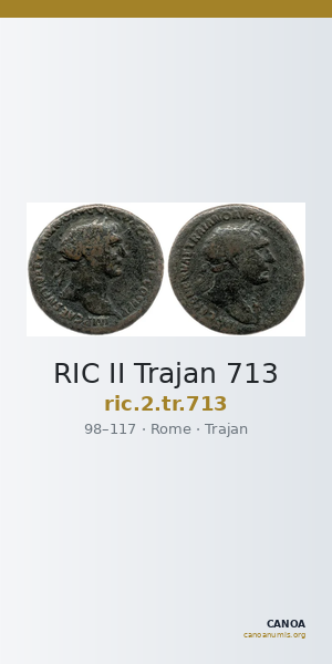 RIC II Trajan 713 — CANOA